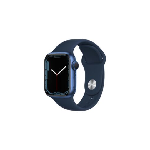 Apple Watch Serie 7 45mm GPS + Cellular Cassa in Alluminio Blue Cinturino Sport Blu abisso - Ricondizionato