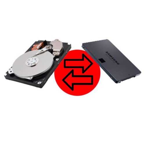 Upgrade con SSD 500 GB -
