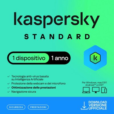 Antivirus Kaspersky 1 Dispositivo 1 Anno - Nuovo