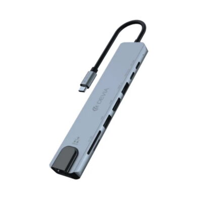 Hub 8 in 1 PD 100W RJ45 Usb 3.1 HDMI TF Card SD